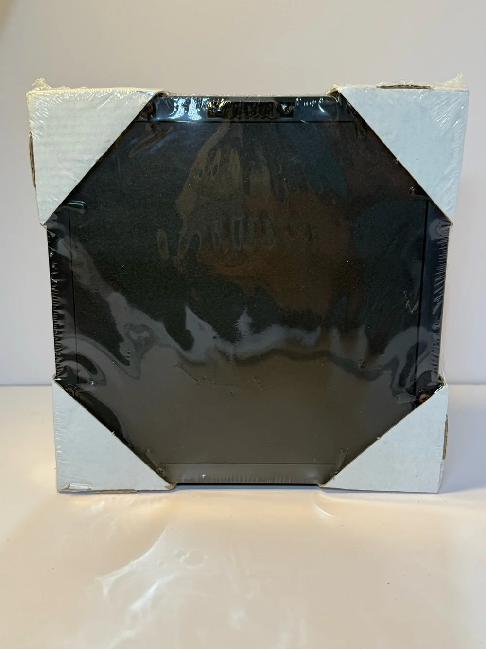 Ticket shadow box Black trim Linen 8” x8” Shadow Box display Frame new